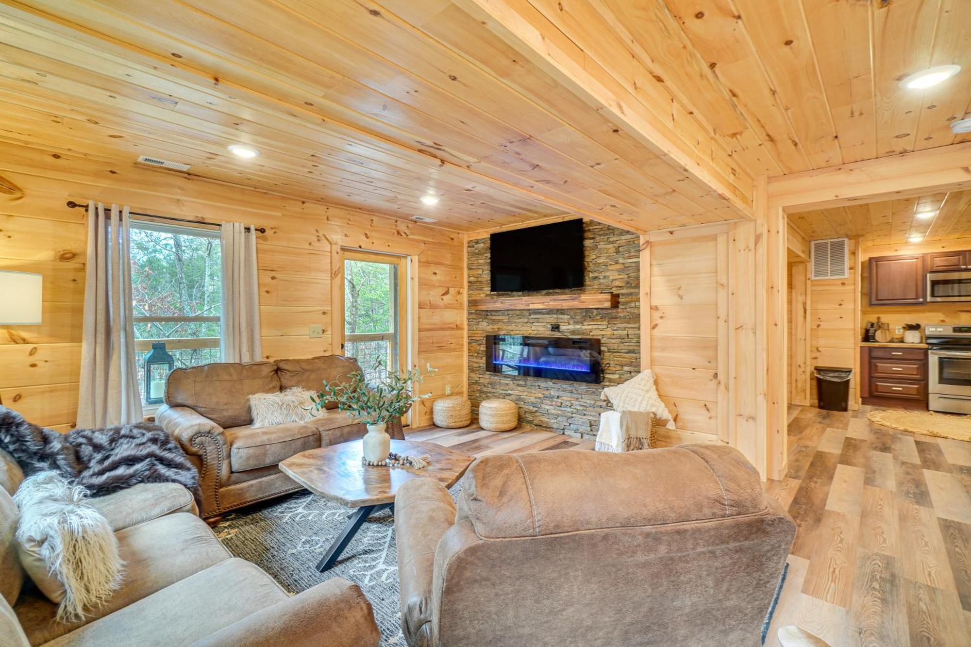 Cozy Sevierville Cabin With Hot Tub And Game Room! Pigeon Forge Exteriör bild