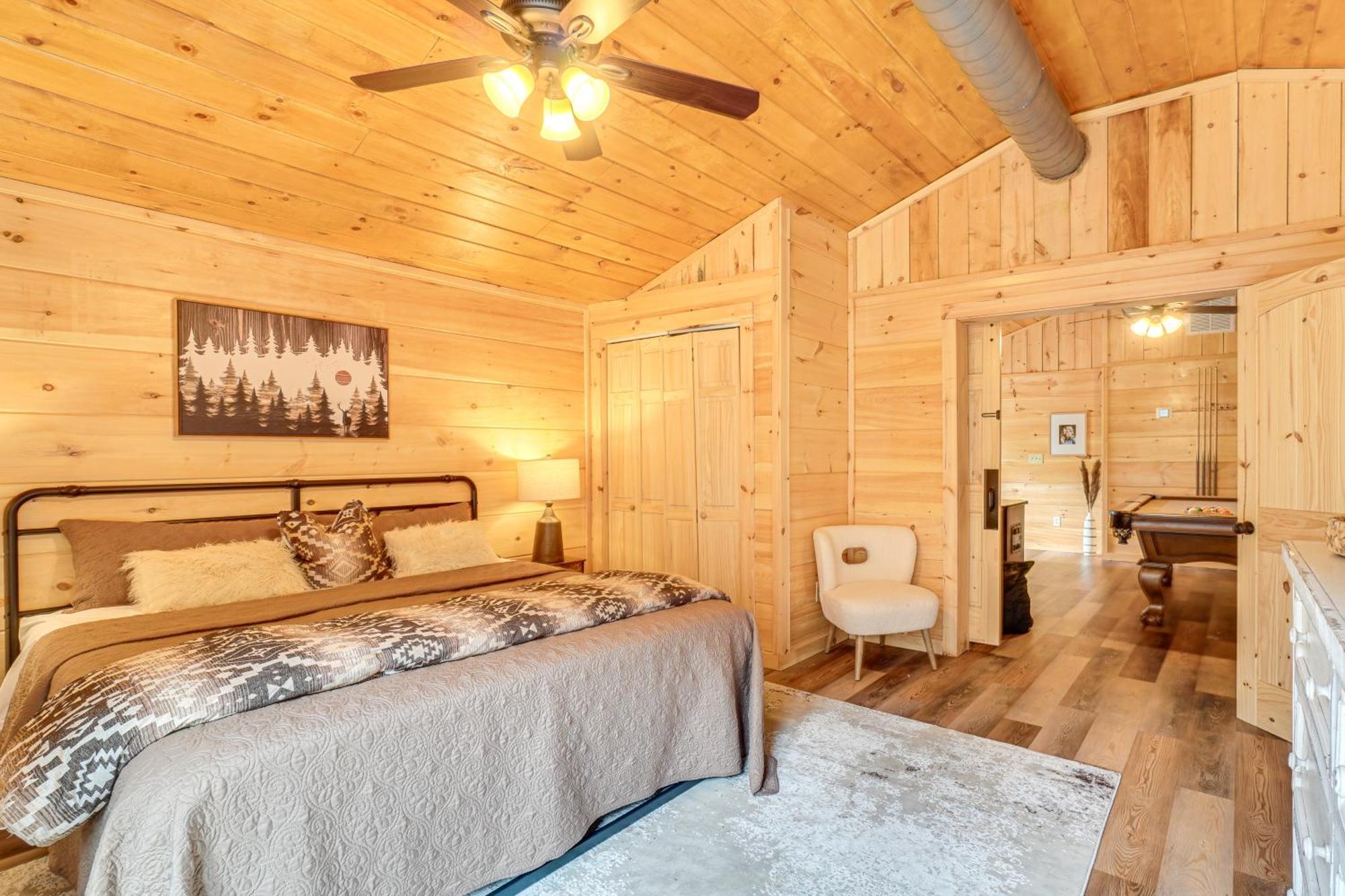 Cozy Sevierville Cabin With Hot Tub And Game Room! Pigeon Forge Exteriör bild